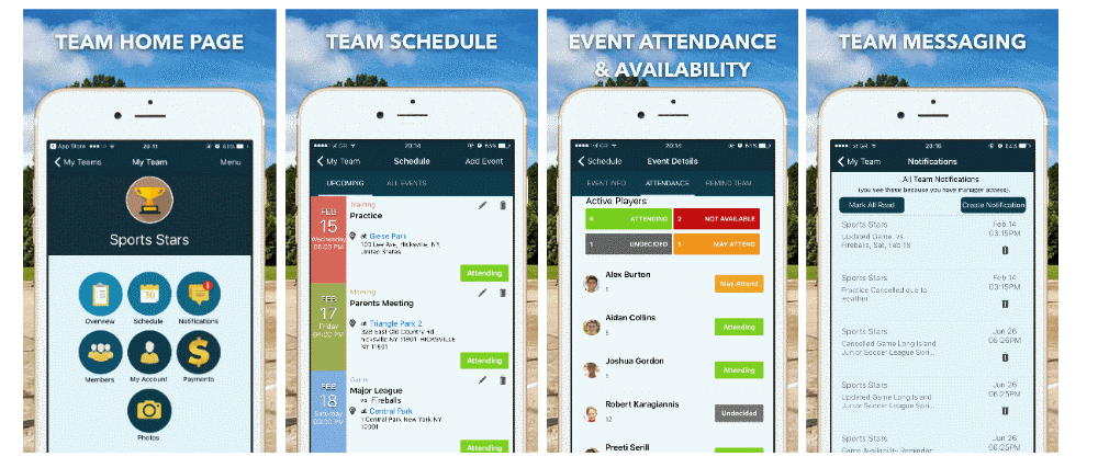 TeamTracky Mobile Apps